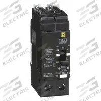 SQUARE D Miniature Circuit Breaker: 15 A, 277/480V AC, Single Phase, 18kA at 277/480V AC, 2 Poles (MPN EDB24015). Key specifications — Phase: Single; Amps: 15 A; AC Voltage Rating: 277/480V AC; Max. AIR Rating: 18kA at 277/480V AC; For Use With: Square D NF Panelboards; Brand: SQUARE D.