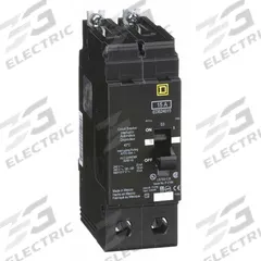 SQUARE D Miniature Circuit Breaker: 15 A, 277/480V AC, Single Phase, 18kA at 277/480V AC, 2 Poles (MPN EDB24015). Key specifications — Phase: Single; Amps: 15 A; AC Voltage Rating: 277/480V AC; Max. AIR Rating: 18kA at 277/480V AC; For Use With: Square D NF Panelboards; Brand: SQUARE D.
