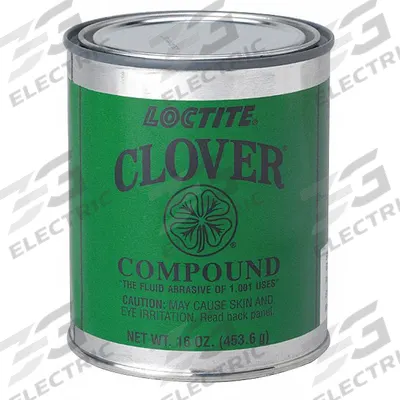 CLOVER Silicon Carbide Grease Mix: Oil-Soluble, 240 Grit, Grade B - Oil-Soluble Clover Lapping Compounds