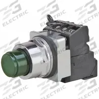 SIEMENS Illuminated Push Button: Illuminated, Extended Profile, Non-Metallic, 30 mm, 1NO/1NC (MPN 52PT6D3A). Key specifications — Brand: SIEMENS; Action: Momentary; Series: Class 52; Push Button Material Type: Non-Metallic.