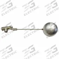 BOB Float Valve Assembly: For Water Media, Angle Valve Body, Cylindrical, Horizontal Piping, FNPT (MPN R1350-1/2-5). Key specifications — Mounting: Horizontal Piping; Arm Adjustability: Adjustable; Connection Gender - Side 1: Female; Connection Gender - Side 2: Female; Brand: BOB; Connection Type - Side 1: NPT; Connection Type - Side 2: NPT; Flow Rate: 58 gpm @ 85 psi.