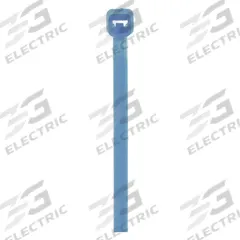 GRAINGER Cable Tie: 6 in Nominal Lg, 1 3/8 in Nominal Max. Bundle Dia., 0.14 in Wd, Blue, 100 PK (MPN 36J214). Key specifications — Brand: GRAINGER; Outdoor Use: No; Color: Blue.
