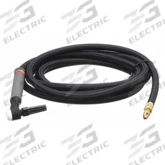 LINCOLN ELECTRIC TIG Torch: Air-Cooled, PTA-9, 12 1/2 ft, Rubber, 1-Piece, 9F (MPN K1781-9). Key specifications — Brand: LINCOLN ELECTRIC; Manufacturer Part Number: K1781-9; Neck Type: Flexible; Power Cord Material: Rubber; Gas Valve (Table): Without.