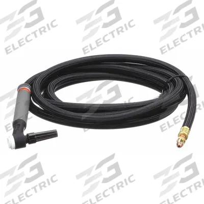 LINCOLN ELECTRIC Torch: Air-Cooled, PTA-9, 12 1/2 ft, Rubber, 1-Piece - Air-Cooled TIG Torches