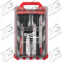 MILWAUKEE Reciprocating Saw Blade: 22 Pieces, Reciprocating Saw Blade Set, 12 in Blade Lg, 14/18/5/8 (MPN 49-22-5640). Key specifications — attr1132189: MILWAUKEE; attr1132196: (1) 12” 5 TPI Wood Cutting AX™ SAWZALL® Blade.