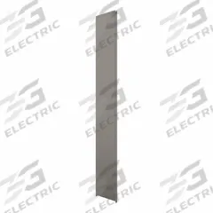 HADRIAN Pilaster: Stainless Steel, Powder-Coated, Light Gray, 82 in Ht, 6 in Wd, 1 1/4 in Thick (MPN 541006-535). Key specifications — Door Swing: Left Hand In/Right Hand Out; Brand: HADRIAN; Color: Light Gray; Finish/Texture: Powder-Coated.