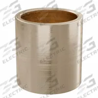 Sleeve Bearing: Bronze, SAE 841, 50 mm Bore, 60 mm OD, 63 mm Lg, 49,938 lb/sq in-fpm Max PV, 2 PK (MPN AAM5060-63B). Key specifications — System of Measurement: Metric; Material Grade: SAE 841; Brand: OILITE.