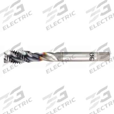 OSG Spiral Flute Tap: #8-36 UNF, H2 / 2B-3B, 3 Flute, Bottoming Chamfer - Spiral-Flute Taps for Steel & Stainless Steel