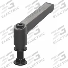 L-Brake Handle: 10 Series, 2 in L x 39/64 in W, Black, Matte (MPN 6850). Key specifications — Material: Nylon; Brand: 80/20; Finish: Matte; Includes Fasteners: Yes.