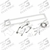 KEYSTONE TECHNOLOGIES Light Fixture Mounting Kit: For Use With 2 ft Fixtures in Drywall Ceiling (MPN KT-LALED-2A-RM-KIT). Key specifications — Brand: KEYSTONE TECHNOLOGIES; Includes: recessed mount frame, spring clips, spring clipbrackets, safety cables, and mounting hardware; For Use With: 2 ft Fixtures in Drywall Ceiling.