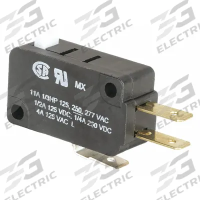 Honeywell Miniature Snap Action Switch: Plunger Actuator, 1NO/1NC - Hinge Lever Snap-Action Switches