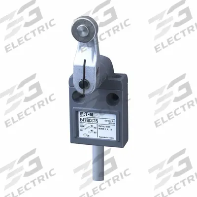 EATON Limit Switch: 1 in Mounting Hole Vertical Center to Center Distance, 40° - Roller Lever-Arm Limit Switches