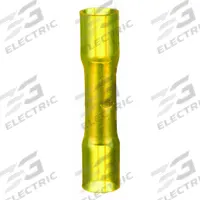 VELVAC Butt Splice Connector: Yellow, Heat Shrink, For Wire Size 12 AWG – 10 AWG, 600 V, Pack Qty 10 (MPN 37430). Key specifications — Brand: VELVAC.