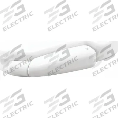 TRUE HARDWARE Cam Sash Lock: 5 1/2 in Overall Lg, White - Awning & Casement Window Operator Covers