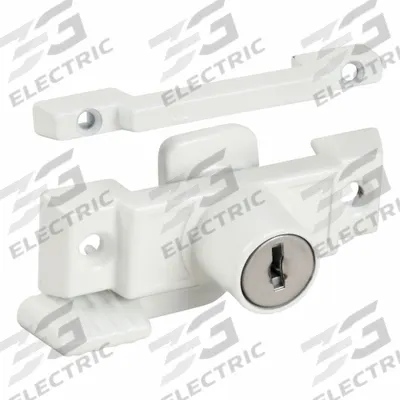 PRIME-LINE Window Lock: Sweep Lock, Handle Included, Non-Handed, 1 3/32 in Overall Lg - Window Sash Locks