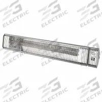 AURA Electric Infrared Heater: 2,250 W Watt Output, 240V AC, 1 Phase, Hardwired, 45° Beam Pattern (MPN CF30240SS). Key specifications — Wattage Output: 2,250 W; Voltage: 240V AC; Brand: AURA; Electrical Connection: Hardwired; Element Type: Carbon Fiber Emitter; Housing Color: Silver; Housing Material: Aluminum; Overall Dimensions - L x W x D: 38-1/2 in X 6-1/2 in x 5-1/2 in.