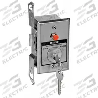 AMERICAN GARAGE DOOR SUPPLY Keyswitch: Open-Close, Momentary Contacts, Indoor, Flush Mount (MPN HBFST-1). Key specifications — Manufacturer Part Number: HBFST-1; Brand: AMERICAN GARAGE DOOR SUPPLY; Compatible Product Type: Gate Operators; Contact Form: Momentary Contacts; Control Functions: Open-Close; For Location: Indoor; Mounting Location: Flush Mount; Product Type: Keyswitch.