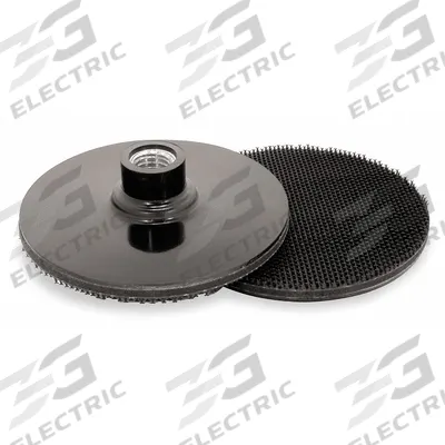 ARC ABRASIVES Hook-and-Loop Disc Backup Pad: 7 in Dia, 5/8"-11 Internal-Thread - Internal-Thread Sanding Disc Backing Pads