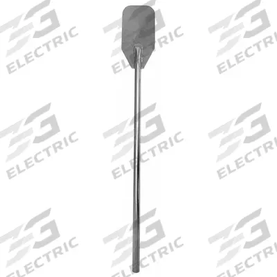 SANI-LAV Mixing Paddle: 60 in Overall Lg, 9 3/4 in Blade Lg, 1 Piece, Solid - Stainless Steel Hygienic Mixing Paddles