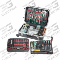 ECLIPSE Tool Kit: 93 Total Pcs, Miscellaneous Tools, Metric/SAE, Tool Case (MPN PK-15308EM). Key specifications — attr538253: ECLIPSE; attr548973: Dual Color Long Nose Pliers; attr548974: (9) Keys; attr548975: (23) Drive Tools; attr548983: Adjustable Wrenches.