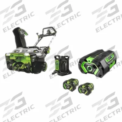 EGO Dual Port Snow Blower 21", battery: 200° Chute Turning Radius, Cordless - Battery-Powered Snow Blowers