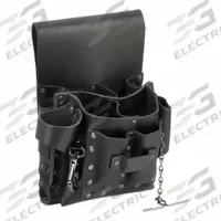 GREENLEE Tool Pouch: For 3 in Belt Wd - Max, 8 Pockets, Black (MPN 0258-11). Key specifications — Closure Type: Open Top; Attachment: Belt Slot; Color: Black; Brand: GREENLEE; For Tool Type: Wire Wrapping Tools.