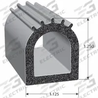 TRIM LOK INC Seal: D-Shaped, Self-Adhesive Mounting, High-Strength, EPDM, 25 ft Overall Lg, Black (MPN X2492BT-25). Key specifications — Color: Black; Mounting Style: Self-Adhesive; Seal Shape: D-Shaped; Brand: TRIM LOK INC; Material: EPDM; Adhesive Bond: High-Strength.