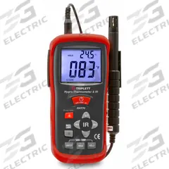 TRIPLETT Hygro Thermometer with Remote Probe/IR: Cabled, 5.9 in x 2.8 in x 1.4 in, -4°F to 140°F (MPN RHT70). Key specifications — attr1107597: TRIPLETT; attr1134764: Not Included.