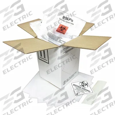 BERLIN Hazardous Material Shipping Kit: 17 3/16 in x 14 3/16 in x 12 3/16 in, ( 1 ) : Bag - Variation Shipping Kits
