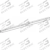 INSTOCK Apron Rail: 6 ft Overall Wd, Steel, Hardware, GRJKSH-72ADJGG-2 (MPN GRJPTBR-7202-2). Key specifications — Compatible with Manufacturer Model Number: GRJKSH-72ADJGG-2; Material: Steel; Product Type: Apron Rail; Brand: INSTOCK; Includes: Hardware.