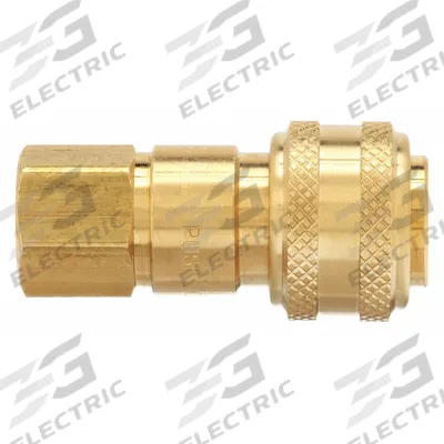 DIXON VALVE & COUPLING Quick Connect Hose Coupling: 3/8 in Body Size - Industrial Interchange Brass Quick-Connect Air Coupling Bodies