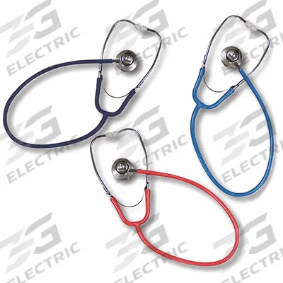 EMI Stethoscope: Stethoscope, Adult, Pediatric, Dual, Red, 32 in Overall Lg - Economic Stethoscopes