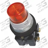 EATON Illuminated Push Button: Illuminated, Extended Profile, Metallic, 30 mm, 1NO/1NC (MPN HT8GBAABF3). Key specifications — Brand: EATON; Action: Momentary; Series: HT800; Push Button Material Type: Metallic.