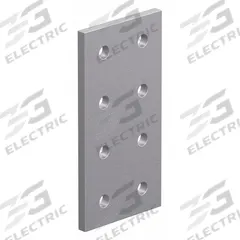 Joining Plate: Rectangular Flat Plate, 10 Series, 3/16 in x 2 in x 4 in, For 17/64 in Slot Wd (MPN 4165). Key specifications — Material: Aluminum; Brand: 80/20; Finish: Anodized.