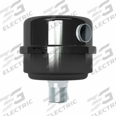 SOLBERG Filter Silencer: 1 in (M)NPT Inlet Size, 35 cfm, 4.5 in Overall Ht - Air Compressor Intake Filters & Silencers
