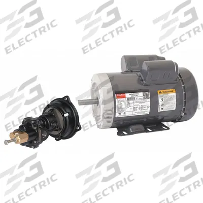 Dayton Rotary Gear Pump: Direct Drive, 1 1/2 hp Horsepower, 115/230V AC, Cast Iron Body - Direct-Drive Rotary Gear Pumps