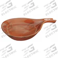 ITI Serving Skillet: 18 oz Capacity, 8 1/8 in Overall Dp, Vitrified Stoneware, Caramel (MPN FPS18-CR). Key specifications — Material: Vitrified Stoneware; Brand: ITI; Color: Caramel.