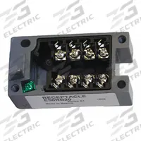 EATON Limit Switch Receptacle: EN50041 Body, 2 Mounting Holes, 2NO/2NC, Metallic (MPN E50RB20). Key specifications — attr1019579: Screw Terminal; attr1018601: E50; attr1018605: 20 mm; attr211338: EATON; attr1027426: BSP; attr1038844: Metallic.
