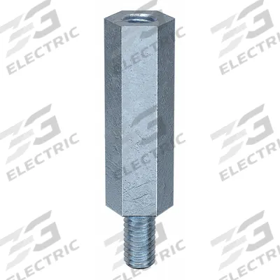 APPROVED VENDOR Standoff: Male x Female, M3x0.50 Thread Sz, 24 mm Lg, Hex, Steel, Zinc-Plated - Steel Male x Female Standoffs