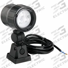 WALDMANN Machine Tool Light: Articulating, LED, 490 lm Max Brightness, 5000K, Screw-Down Base, IP67 (MPN 113259000-00641127). Key specifications — attr565515: WALDMANN; attr565521: Wire Leads; attr565532: Glass; attr565541: 22 to 26V DC; attr1135070: 10 ft.
