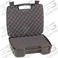 PLANO MOLDING Protective Case: 14 1/4 in x 16 1/2 in x 5 1/4 in Inside, Convoluted, Black, 4 lb Wt (MPN 1010164). Key specifications — Closure Type: Recessed; Brand: PLANO MOLDING; Carry-On Size: No.