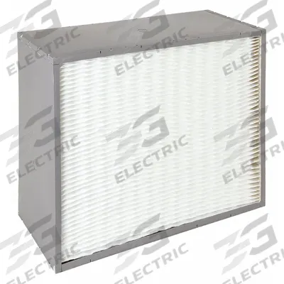 GRAINGER Minipleat Air Filter: 20 in x 24 in x 12 in, Fiberglass, Plastic, No Header - MERV 14 Minipleat Air Filters