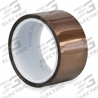 TAPECASE Film Tape: 4 in Wd, 36 yd Lg, 2.5 mil Thick, Polyimide Film, Silicone - High-Temperature Film Masking Tape