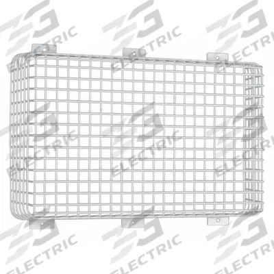 SAFETY TECHNOLOGY INTERNATIONAL Wire Cage: Steel, 13 1/2 in Overall Dp - Guards for Alarms & Wall Fixtures