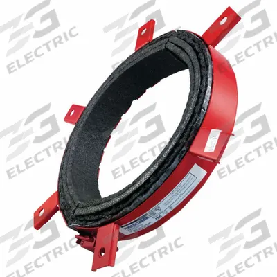 METACAULK Firestop Pipe Collar: 6 in For Pipe Size - Firestop Collars for Pipes