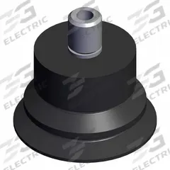 SMC Bellows Cup: Bellows, M5 x 0.8, 20 mm Pad Dia, Silicone, Black, 40, 19 mm Pad Ht, ZP2 (MPN ZP2-TB20MBS-H5). Key specifications — attr1019101: ZP2-TB20MBS-H5; attr1019103: SMC; attr1019107: 40.