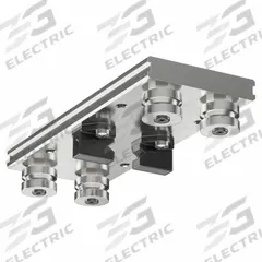HEPCOMOTION GV3 Carriage: For 76 mm Rail Wd, Roller, GV3 Std Carriage, 54.7 mm Carriage Ht, Aluminum (MPN AU7654L400LB). Key specifications — Carriage Material: Aluminum; Roller Material: Stainless Steel; Size: 76; Brand: HEPCOMOTION; Features: Slide Lubricators; Type: GV3 Standard Carriage.