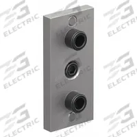 Drilling Jig: 15 Series, Aluminum, Anodized, 1 1/2 in W x 1/2 in D (MPN 6130). Key specifications — Finish: Anodized; Brand: 80/20; Includes Fasteners: No; System of Measurement: Inch; Material: Aluminum; Product Type: Drilling Jig.