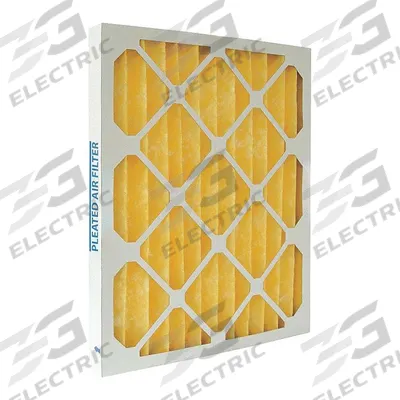 GRAINGER Pleated Air Filter: 20 in x 20 in x 1 in, MERV 11 - MERV 11 Pleated Air Filters