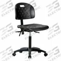 Ergonomic Chair: Polyurethane, Armless, Ht Range 19 3/4 in to 27 1/2 in, 18 in Seat Wd, 5 Casters (MPN BR-HPMBCH-RG-T0-A0-NF-RC-BLK). Key specifications — Foot Support: No; Back Tilt Backward: 13.5°; Back Tilt Forward: 10.5°; Base Material: Nylon; Brand: APPROVED VENDOR; Product Type: Ergonomic Chair; ESD-Safe: Not ESD Safe.